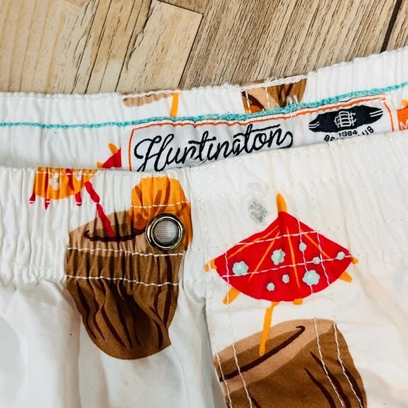 Men’s size Medium Swimsuit bundle sperry plaid watermelon coconut